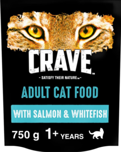 Crave täiskasvanud kasside kuivtoit – lõhe ja valge kala, 750g