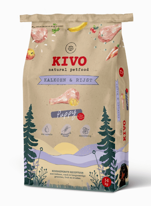 Külmpressitud krõbinad kutsikale, kalkun ja riis