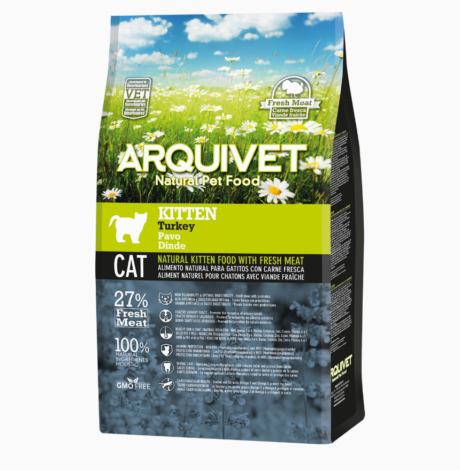 Arquivet kuivtoit kassipoegadele kalkuniga, 1,5 kg