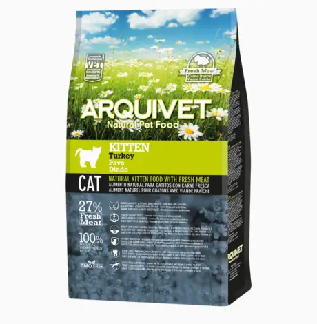 Arquivet kuivtoit kassipoegadele kalkuniga, 1,5 kg