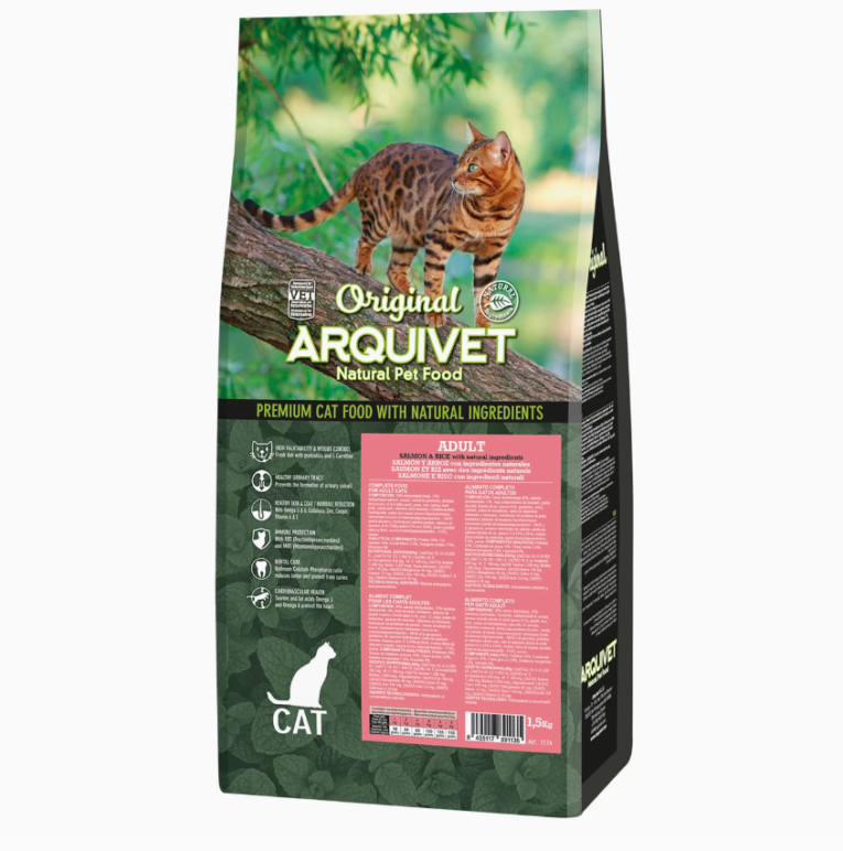 arquivet premium kassitoit lõhega 1.5 kg