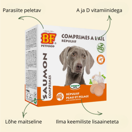 BF Petfood – looduslik parasiiditõrje koertele